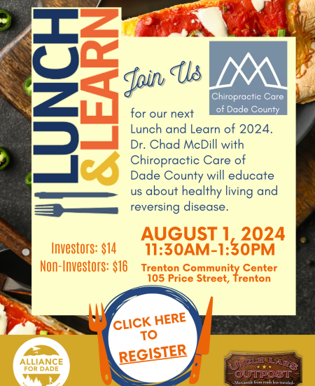 August 1, 2024 Lunch and Learn with Dr. Chad McDill (1)